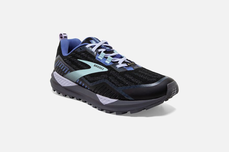 Brooks Cascadia 15 Gtx Trail Loopschoenen Dames - Zwart/Blauw - 519482AEO